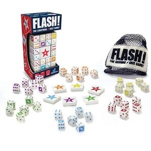 FLASH The Lightning Fast Game By Blue Orange Games Dice Card‎ Game 2-6 players